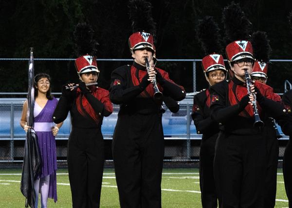 Crofton High School Marching Band Performing